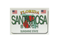 LP0994 SANTA ROSA BEACH LICENSE PLATE