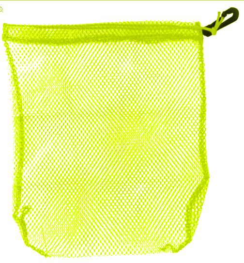 MB1553 NEON GREEN MESH SHELL BAG
