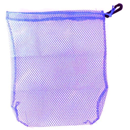 MB1554 BRILLIANT PURPLE MESH SHELL BAG