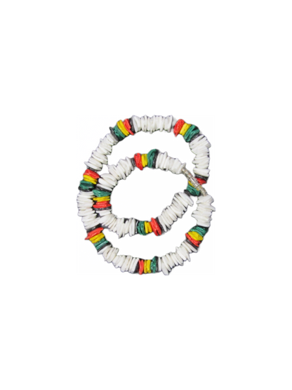 NK0003 NECKLACE RAINBOW/WHITE PUKA SHELL