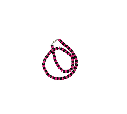 NK0009 NECKLACE PINK/BLACK