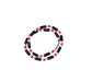 NK0014 NECKLACE BLACK/WHITE/PINK