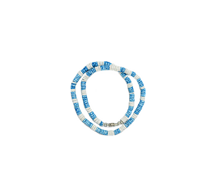 NK0019 NECKLACE MULTI BLUE