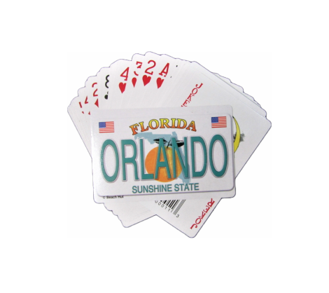PC0034 ORLANDO PLATE PLAYING CARDS