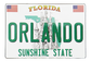 PM0008A ORLANDO LICENSE PLATE