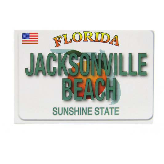 PM0008D JACKSONVILLE BEACH LICENSE PLATE