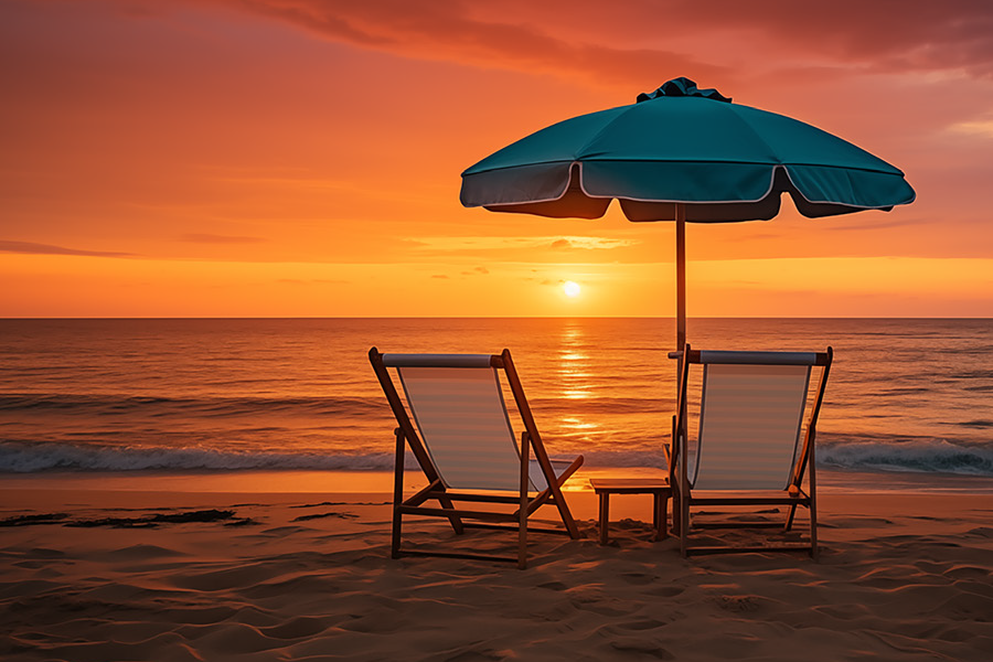 PM0536 PAD BEACH SUNSET