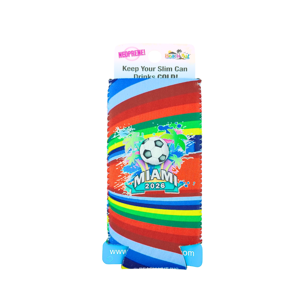 SC0011 SLIM CAN KOOLIE MULTI COLOR SOCCER