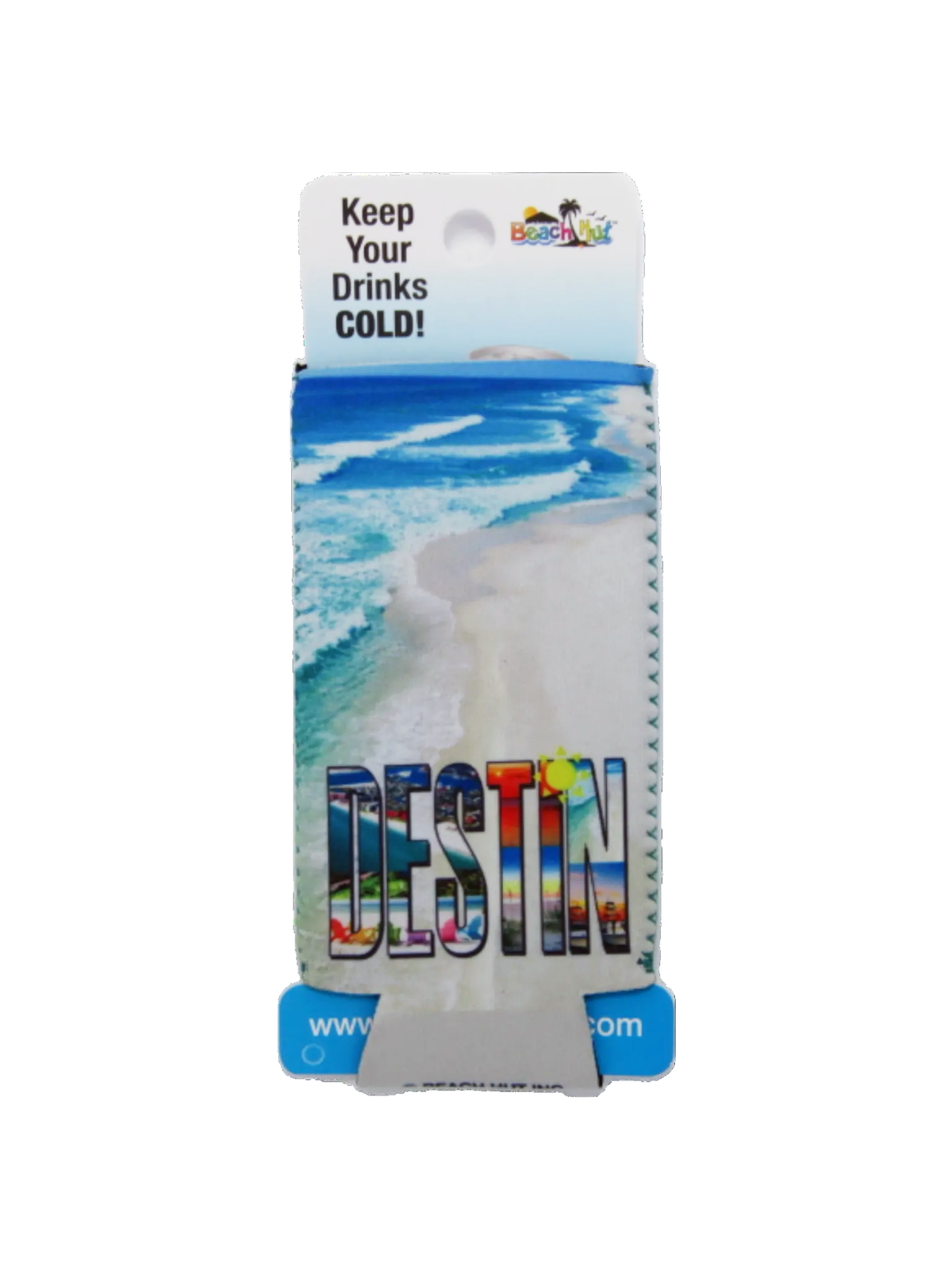 SC0021 SLIM CAN KOOLIE DESTIN BEACH SCENE