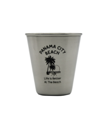 SG0012 PANAMA CITY BEACH STAINLESS SHOT
