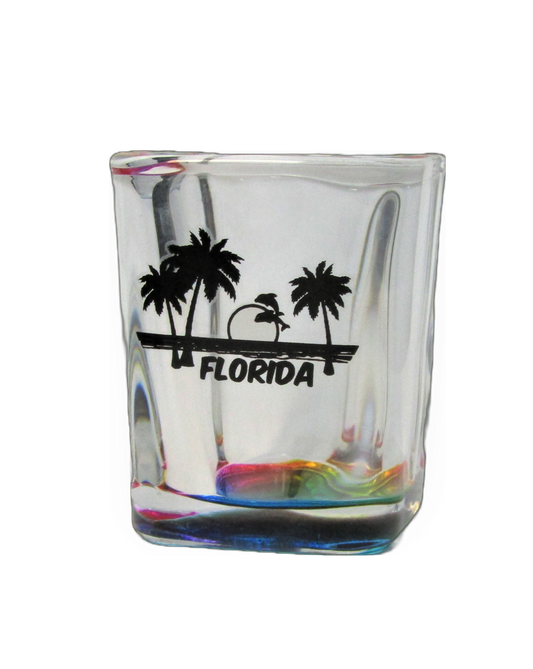SG1302 FLORIDA SQUARE SHOT GLASS