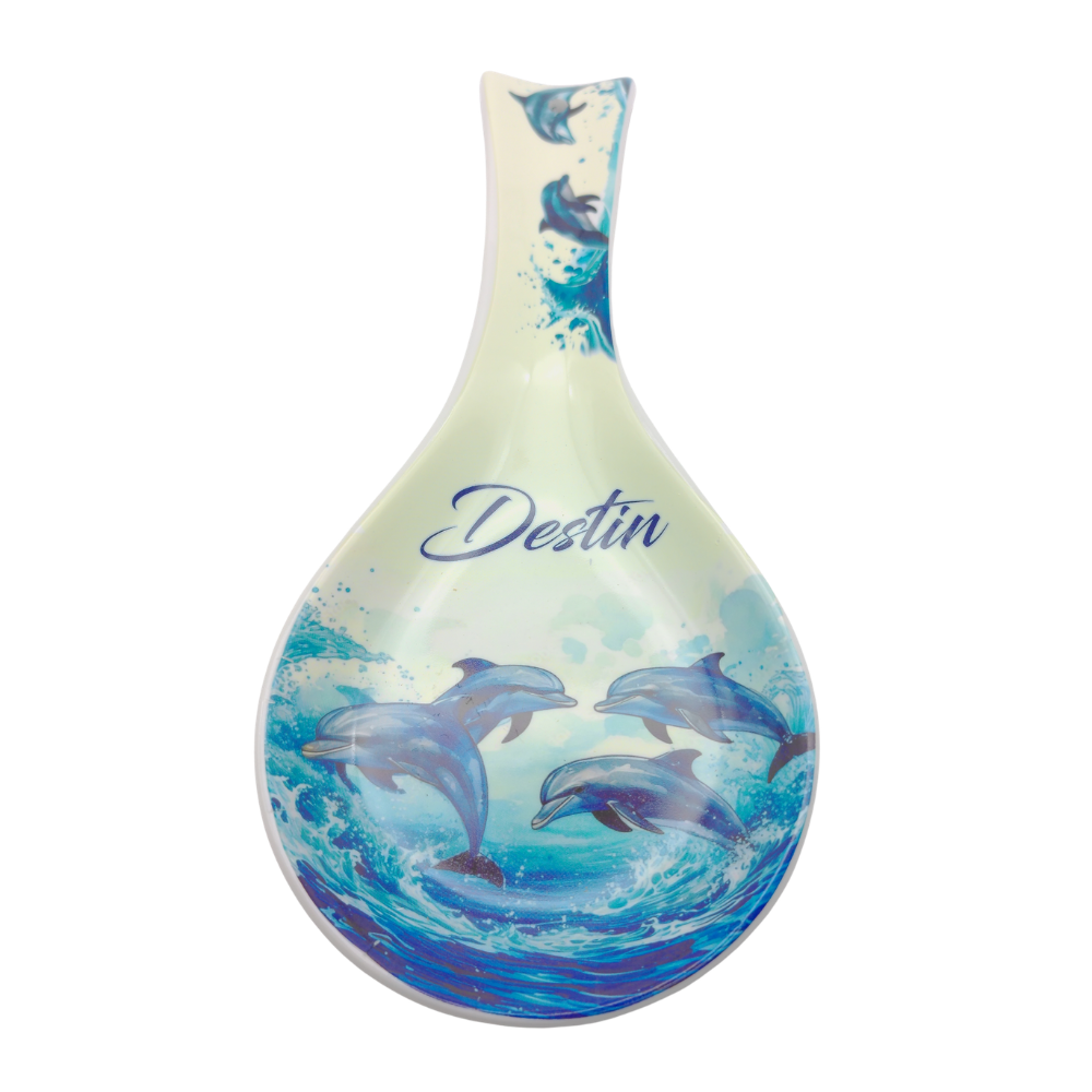 SR4011 DOLPHINS SPOON RESTS - DESTIN