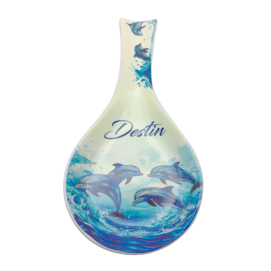SR4011 DOLPHINS SPOON RESTS - DESTIN