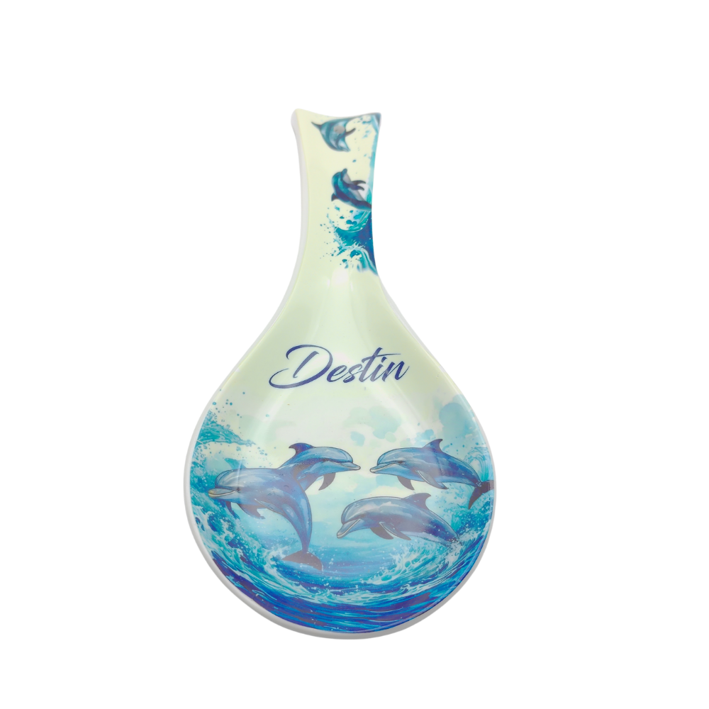 SR4011 DOLPHINS SPOON RESTS - DESTIN