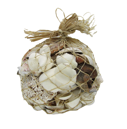 SS0002 SHELL BAG FILLED WITH ASSORTED SHELLS