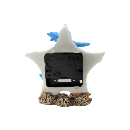 CL6507 PANAMA CITY BEACH STARFISH DOLPHIN CLOCK