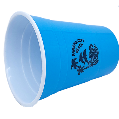 DC0002B PANAMA CITY BEACH PARTY CUP BLUE DOLPHINS