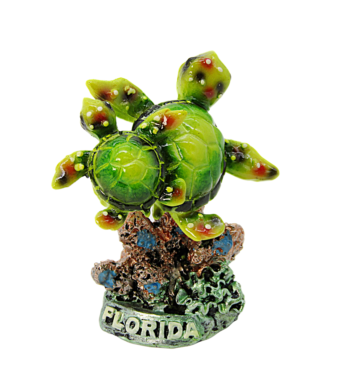 FIG3501 FLORIDA TURTLE FIGURINE 3.5"
