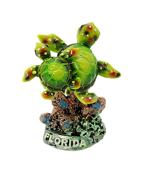 FIG3501 FLORIDA TURTLE FIGURINE 3.5"