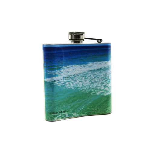 HF3507 HIP FLASK DESTIN LETTERS