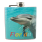 HF3502 HIP FLASK  FLORIDA DOLPHIN