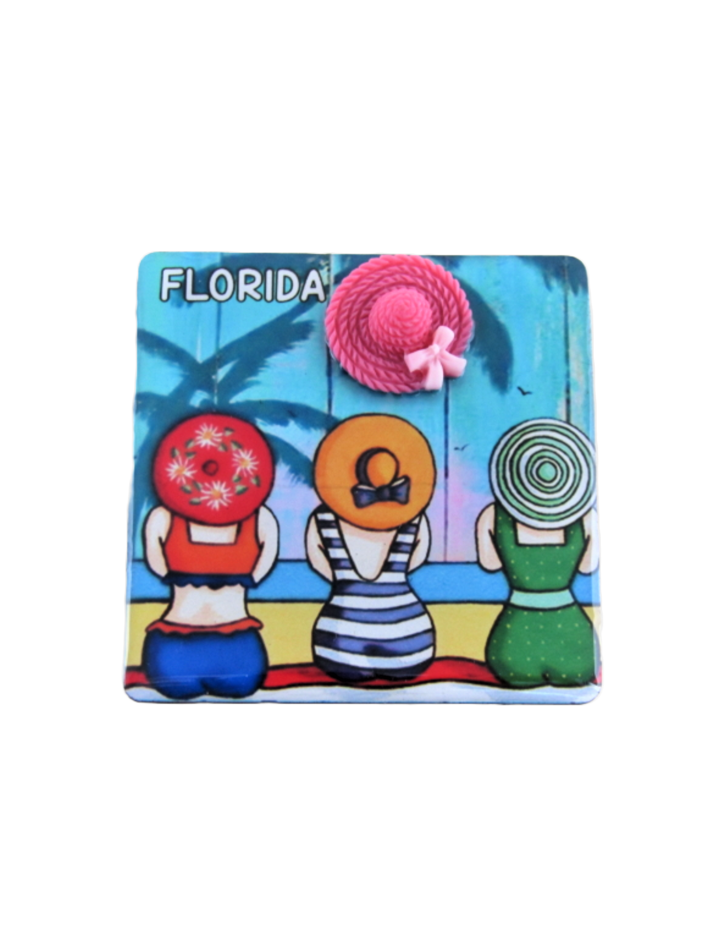 3DM1108 FLORIDA LADIES WITH HATS