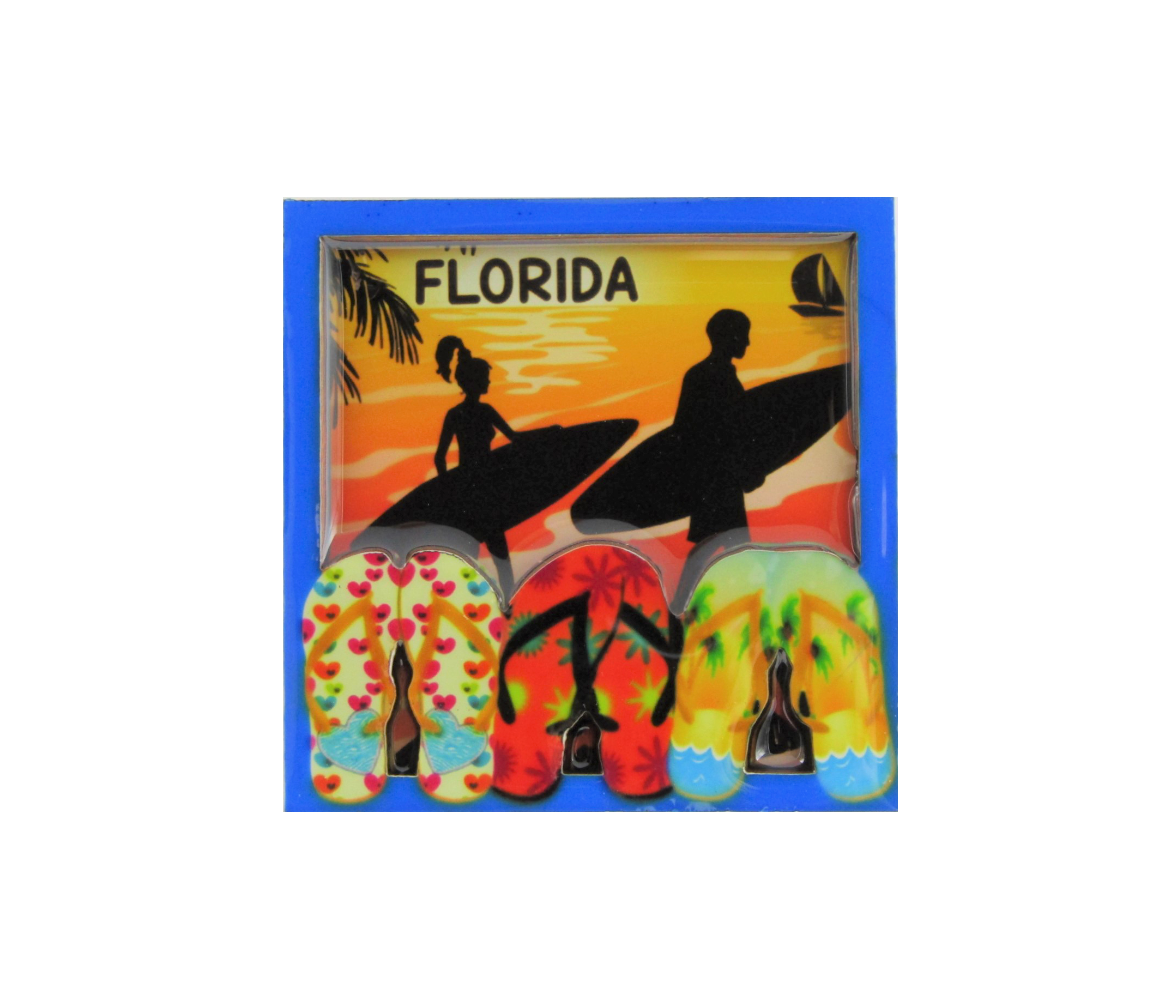 3DM1109 FLORIDA FLIP FLOPS SURFBOARDS