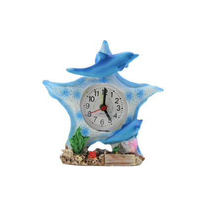 CL6504 PAD STARFISH DOLPHIN CLOCK