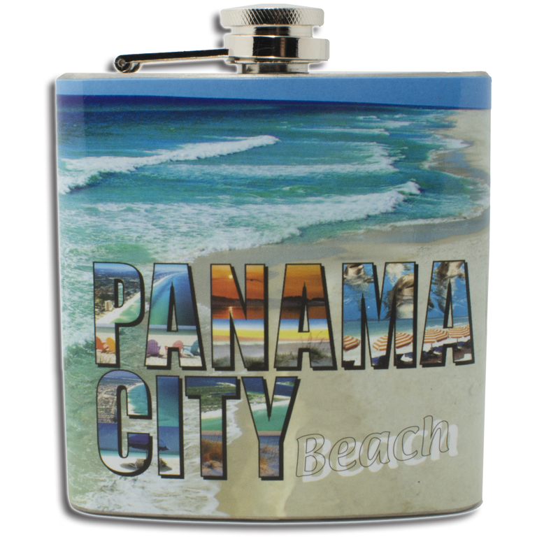 HF3509 HIP FLASK PANAMA CITY BEACH BEACH