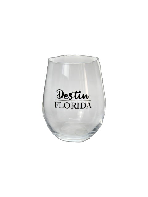 DG0061 DESTIN CITY/STATE ROUND GLASS