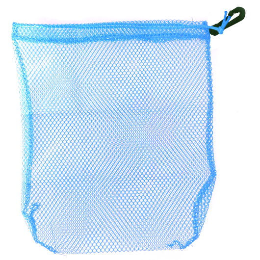 MB1551 BLUE MESH SHELL BAG
