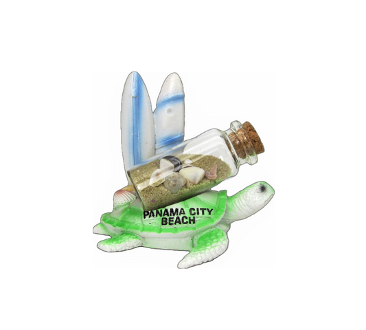 FIG4003 PANAMA CITY BEACH TURTLE SAND
