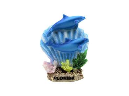 FIG5502 FLORIDA CLAM/DOLPHIN