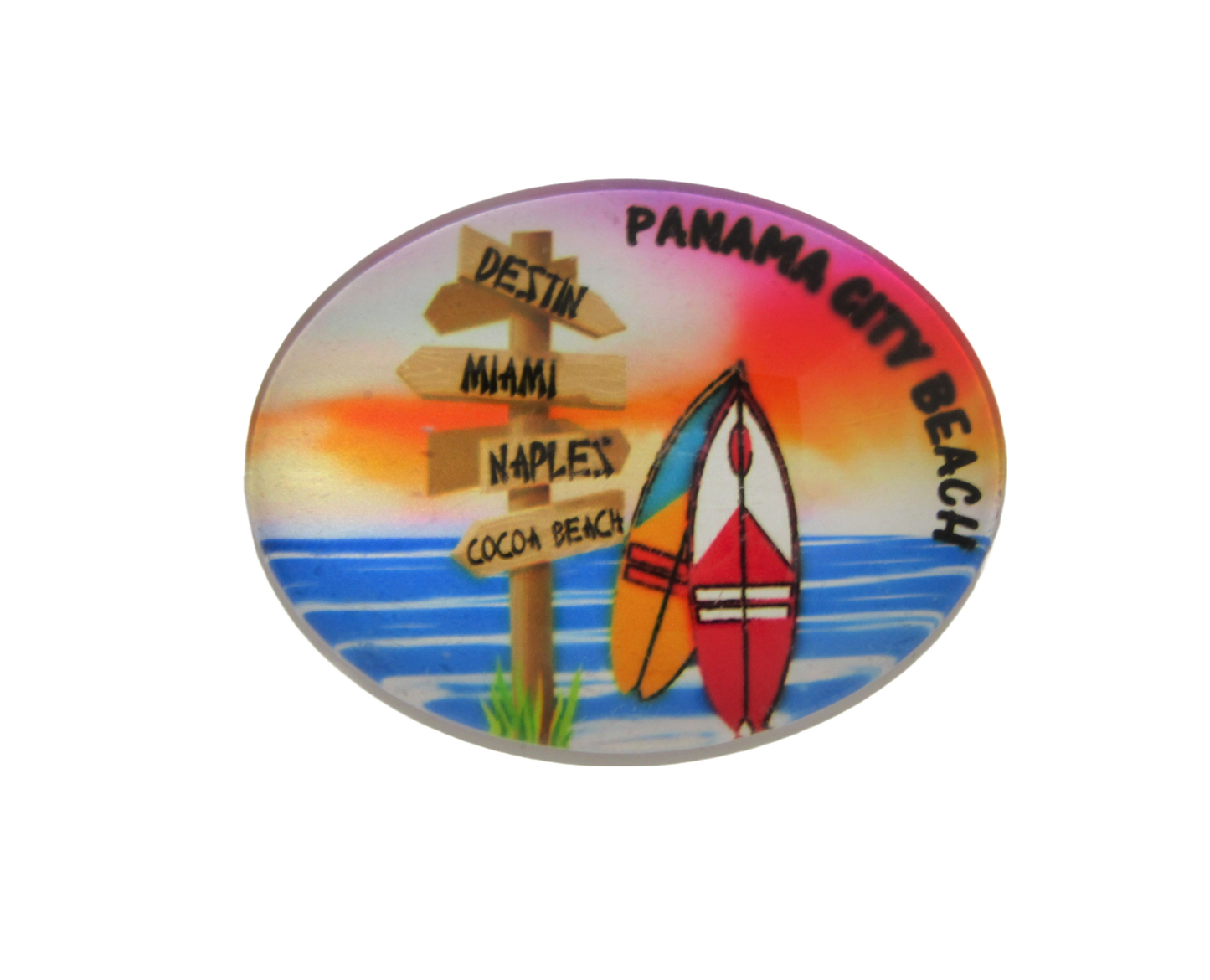 GM0405 PANAMA CITY BEACH OVAL  SURFBOARD