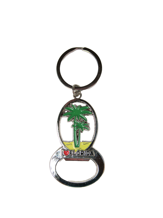 MK1136 FLORIDA PALM I LOVE BOTTLE OPENER