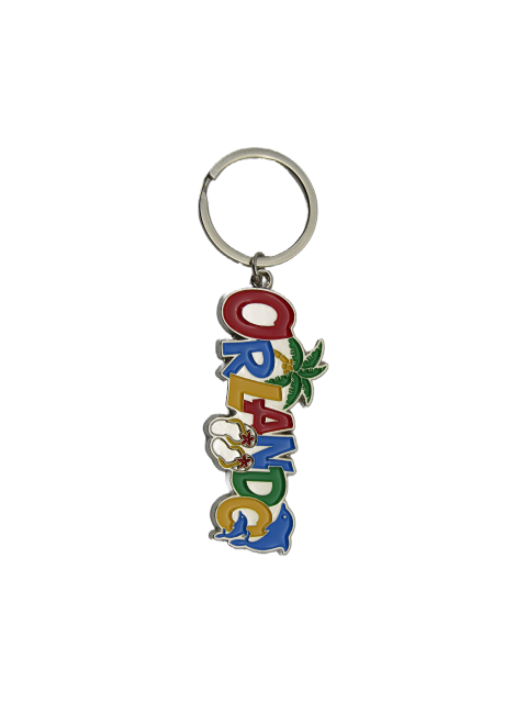 MK1601 ORLANDO METAL KEYCHAIN
