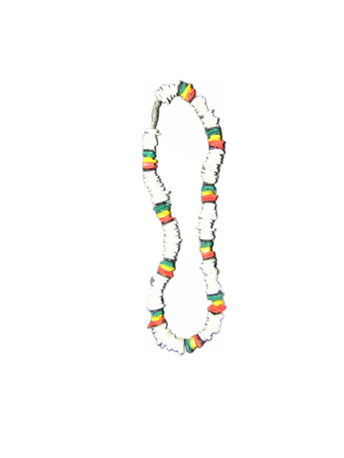 NK0003 NECKLACE RAINBOW/WHITE PUKA SHELL