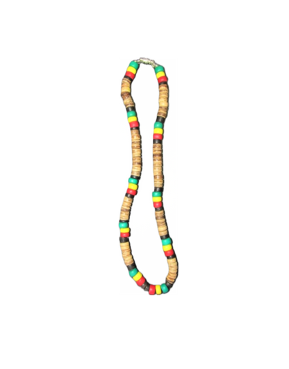 NK0015 NECKLACE GREEN/YELLOW/RED
