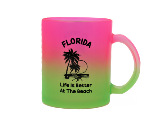 SM0032 FLORIDA BEACH GLASS MUG