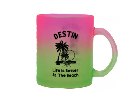 SM0036 DESTIN BEACH GLASS MUG